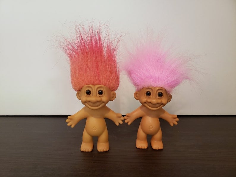 Vintage Russ Troll Dolls, BEST SELLER, 5" Naked Trolls