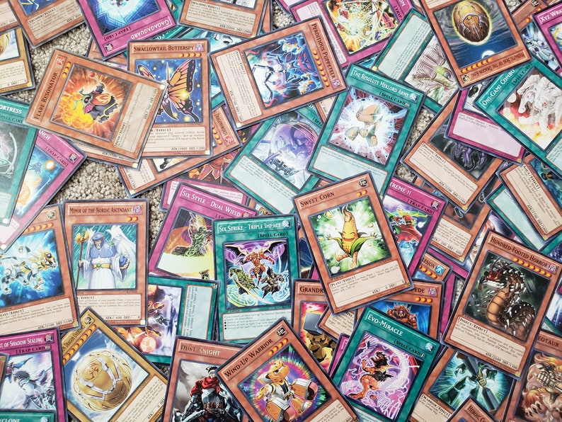 Vintage Lot of 100 Yugioh Cards 1st Edition 1996 Cards NM Near Mint Konami Vintage Trading Cards Collectible Game Cards First Edition image 2