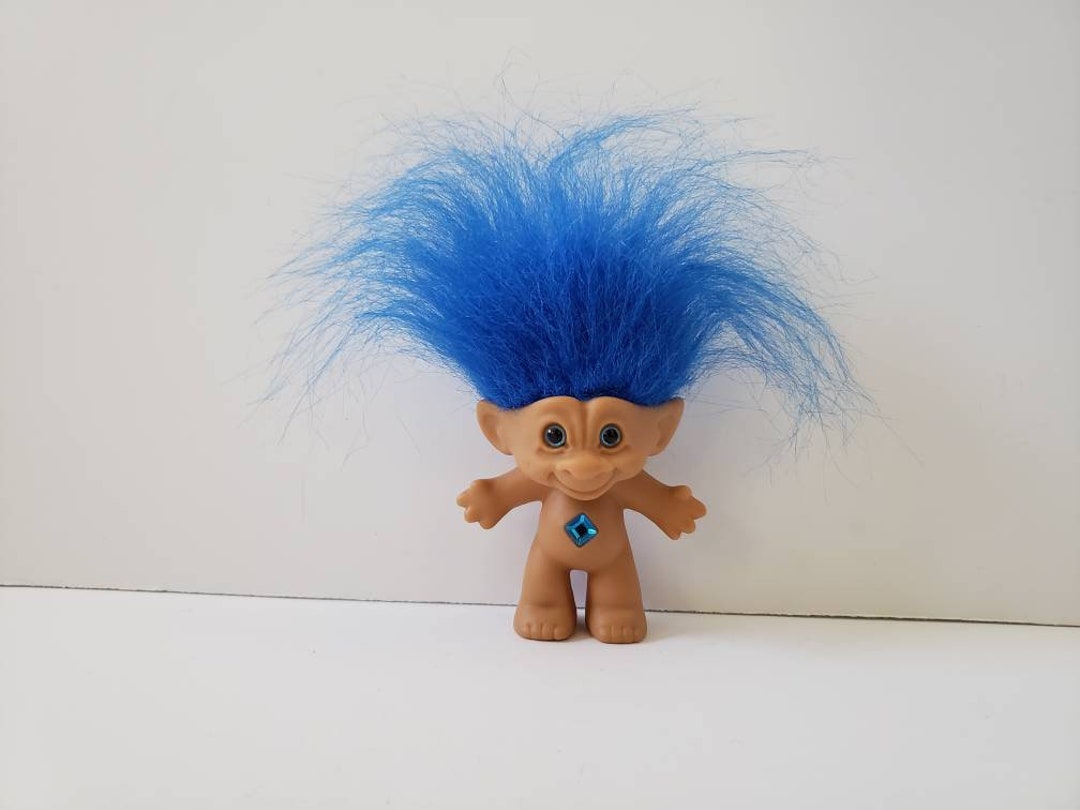 troll doll blue hair