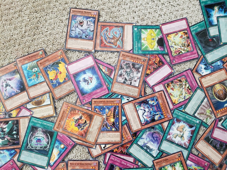 Vintage Lot of 100 Yugioh Cards 1st Edition 1996 Cards NM Near Mint Konami Vintage Trading Cards Collectible Game Cards First Edition image 8
