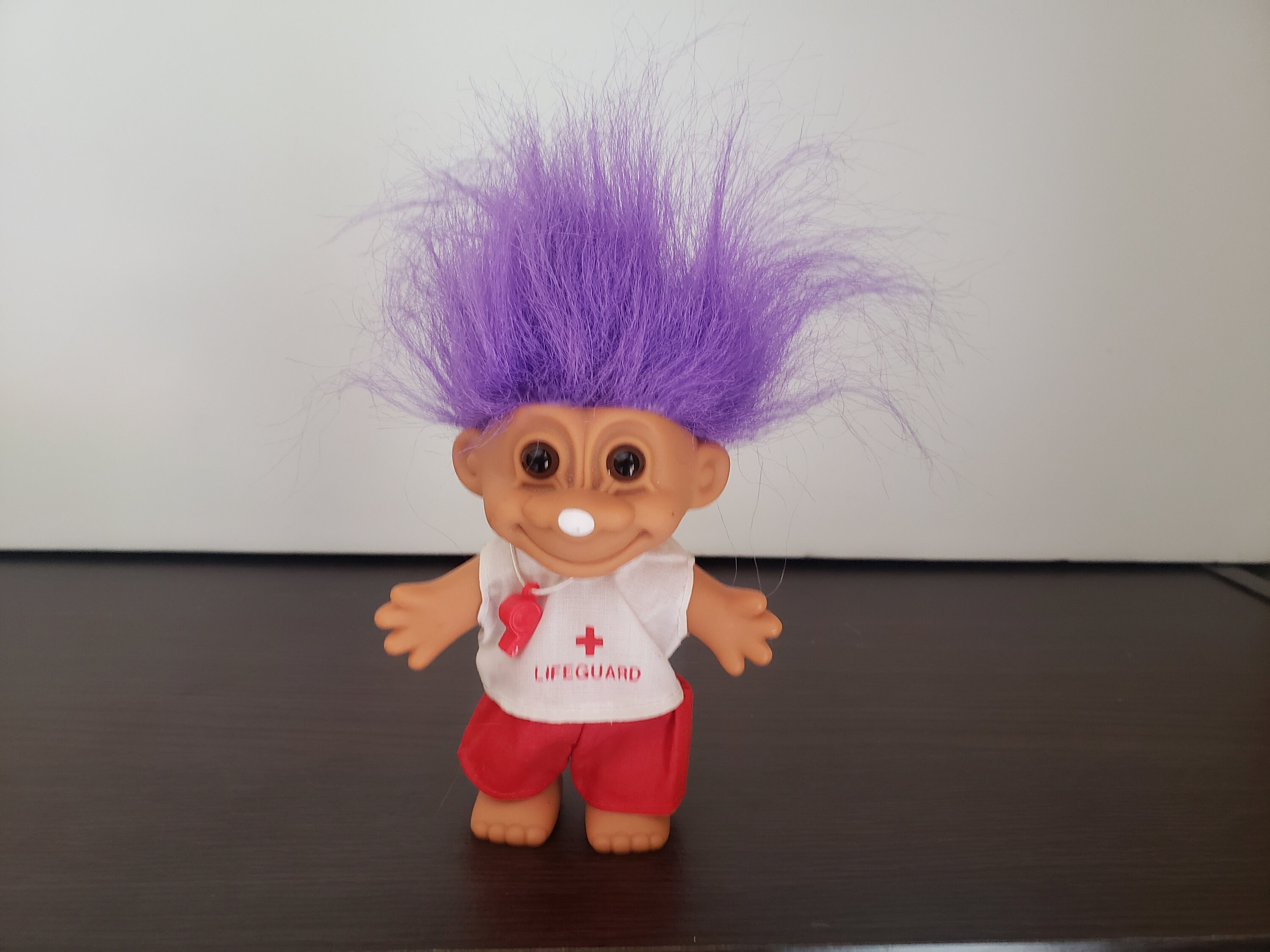 purple hair troll