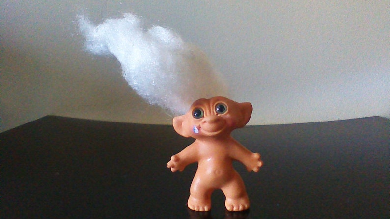 troll doll white hair