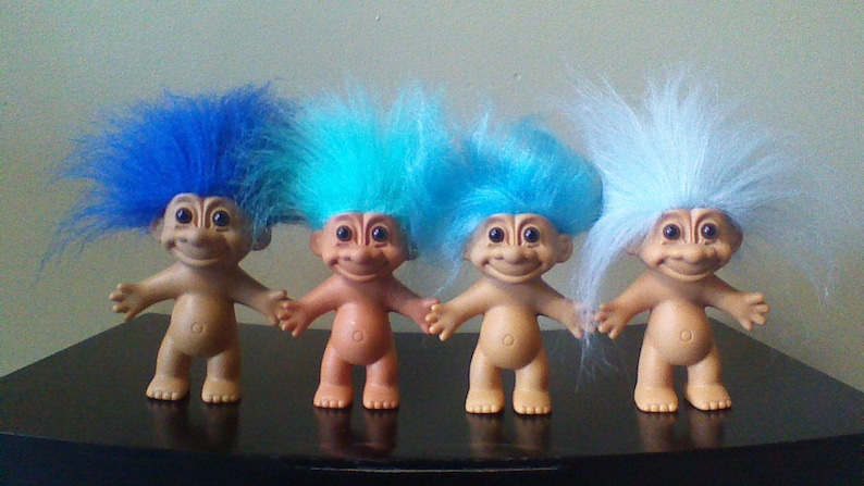 Vintage Russ Troll Dolls, BEST SELLER, 5" Naked Trolls