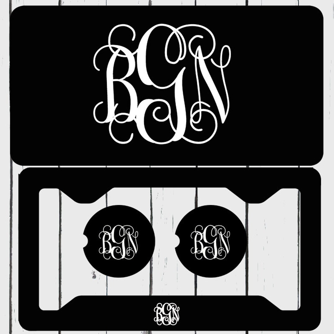 Black and White License Plate Personalized License Plate Car Etsy