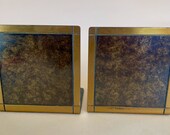 BOOKENDS SilverCrest Decorated Bronze Desk 1920