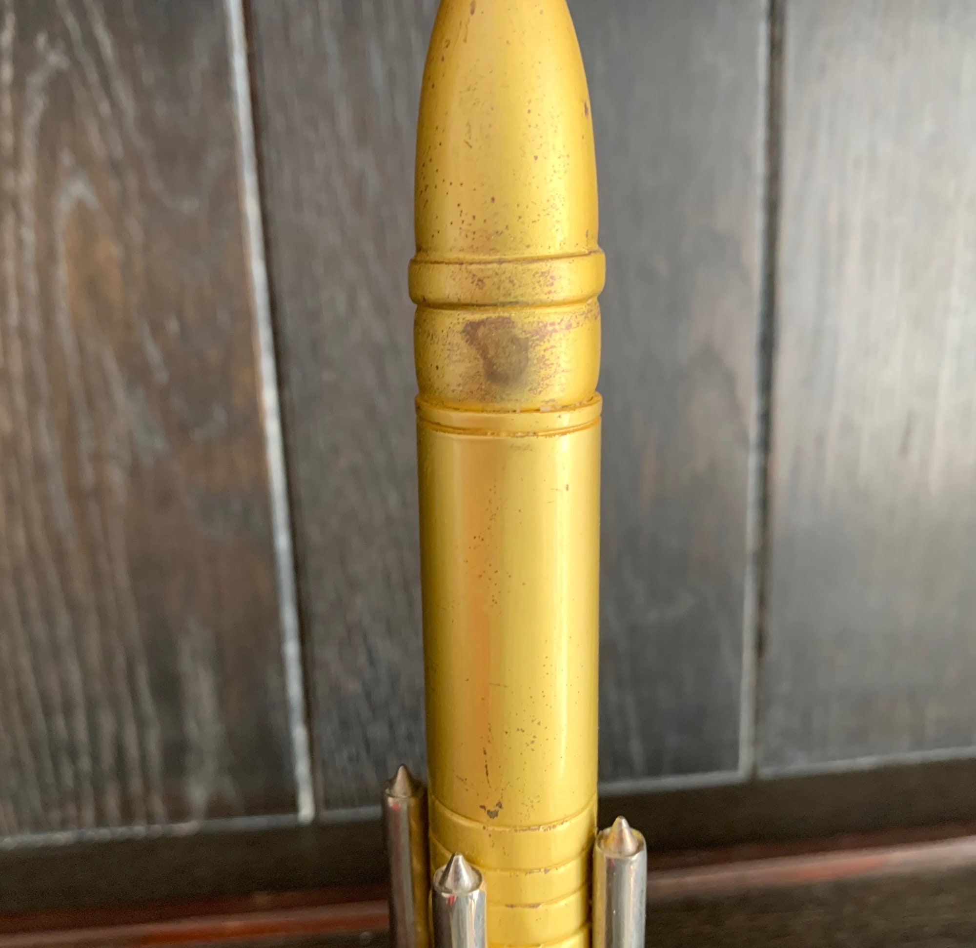 ROCKET PAPERWEIGHT: Vintage Rocket Program Desk Accessory - Etsy