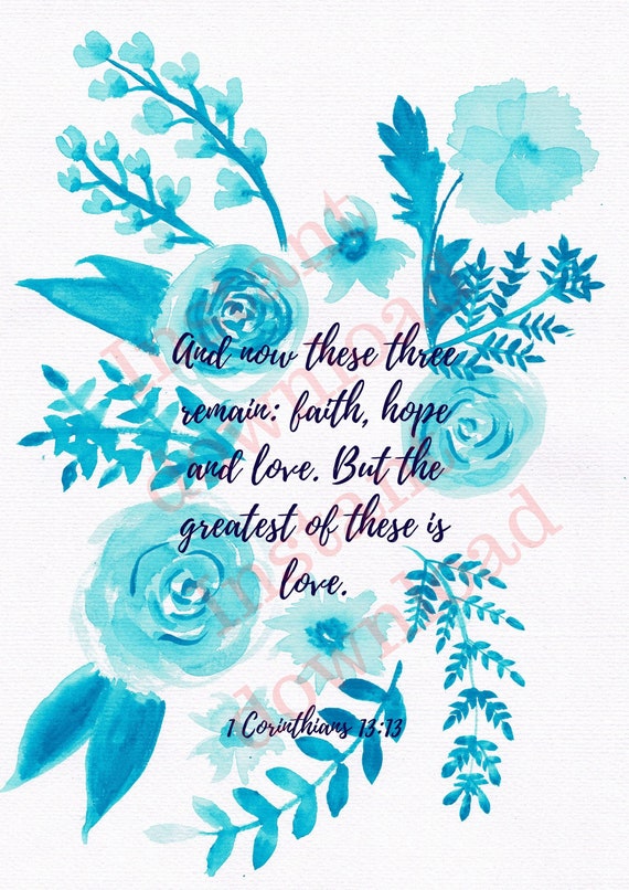 1cor 13 Wall Art Love Quotes Bible Wedding Quotes Etsy