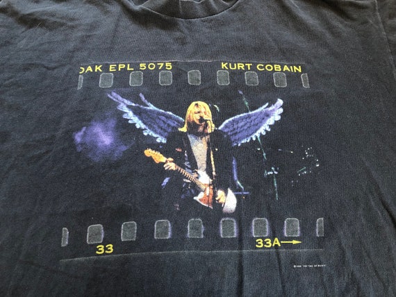 1999 Kurt Cobain With Angel Wings Nirvana Vintage T-shirt - Etsy