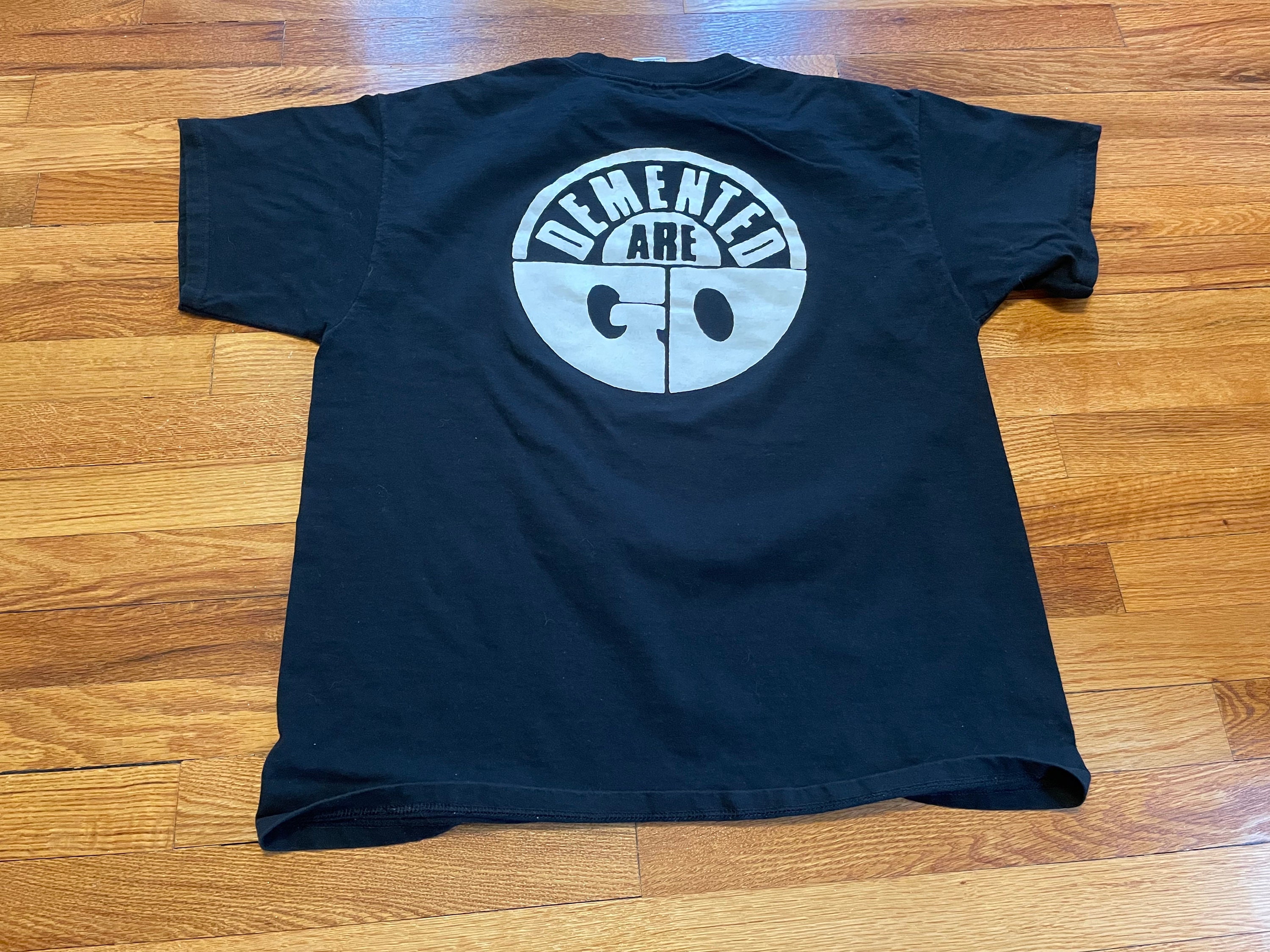 90s Demented Are Go Vintage T shirt Extremely Rare Psychobilly Punk Rock Black XL go Go Demented Cramps Misfits Etsy