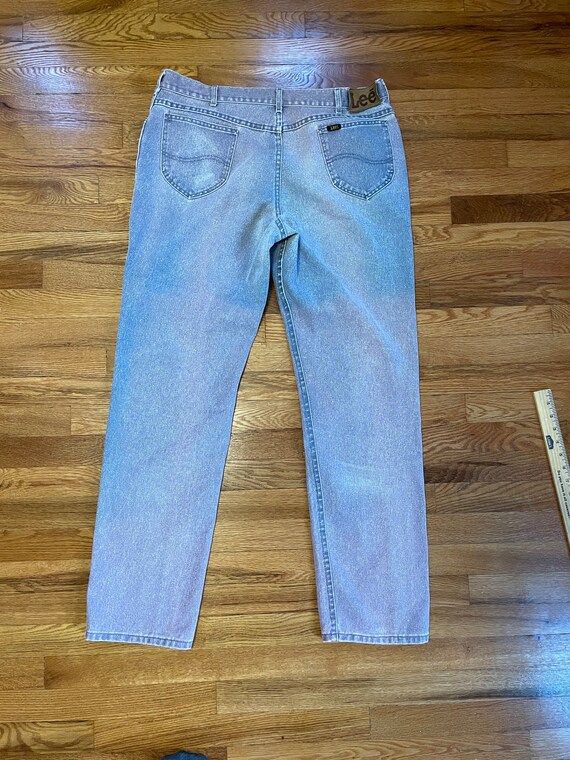 incredible 80s/90s iridescent vintage jeans denim… - image 5