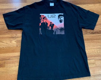 Camiseta vintage de U2 “The Goal Is Elevation” Gira 2001 (Talla XL)