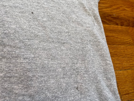 80s paint splattered grey Champion t-shirt rare c… - image 3