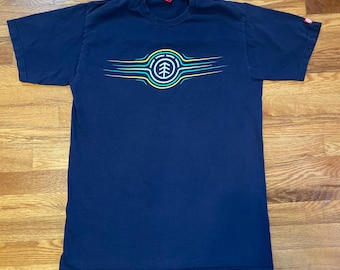 90s Y2K Element Skateboarding t-shirt rare vintage large made in USA skater hypebeast