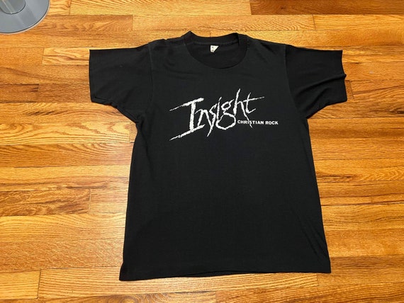 80s Insight vintage Christian Rock t-shirt band t… - image 1