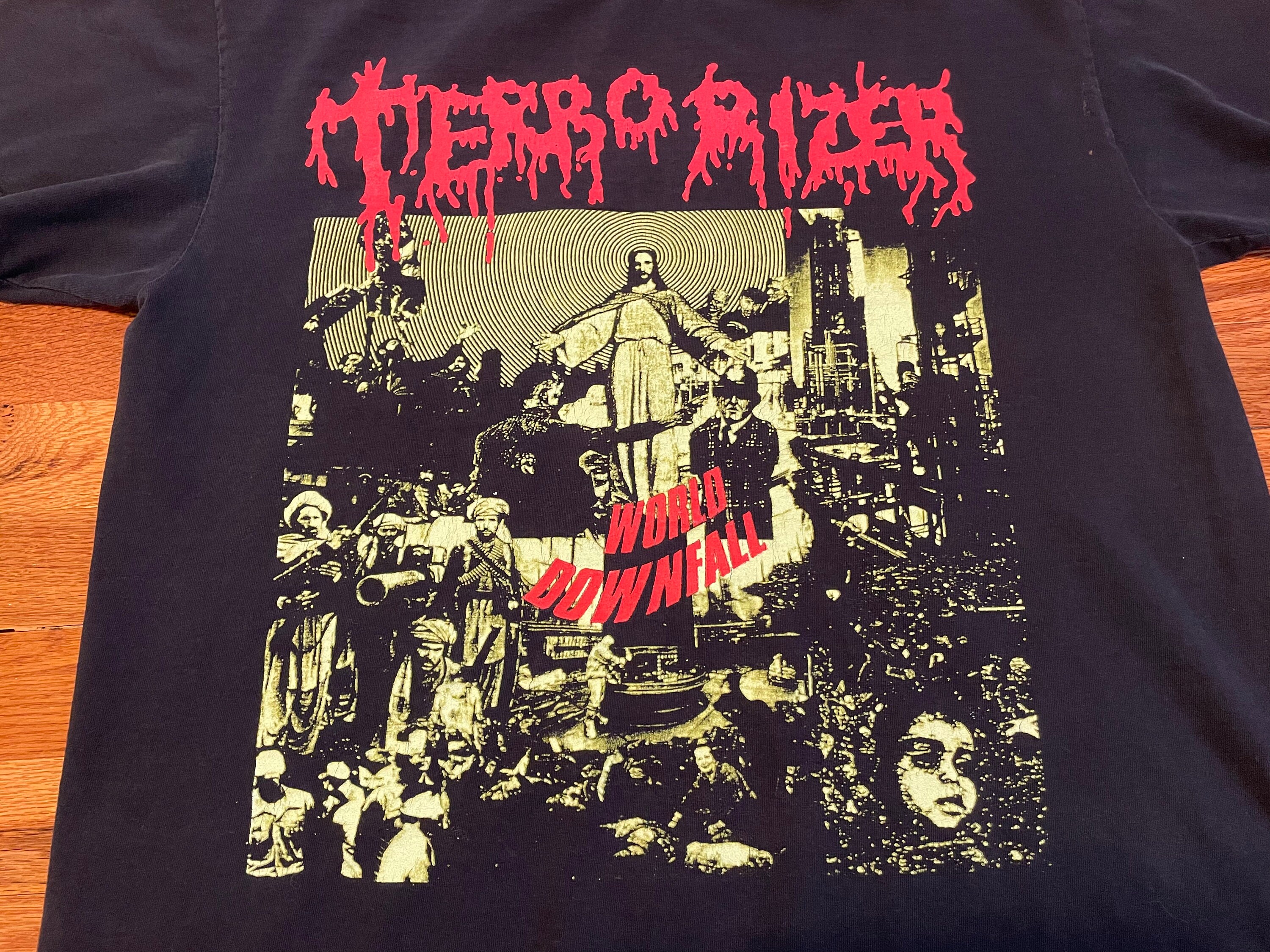 値下げ不可】古着 90s Terrorizer World Downfall 値下げ不可】古着 90s Terrorizer World Downfall