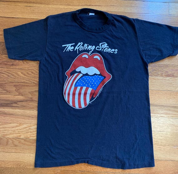 【（C）1989 The Rolling Stones ローリングストーンズ ツアー Tシャツ】80's オリジナル ビンテージ NORTH AMERICAN TOUR Steel Wheels 80年代 RollingStones ヴィンテージTシャツ L相当 両面プリント