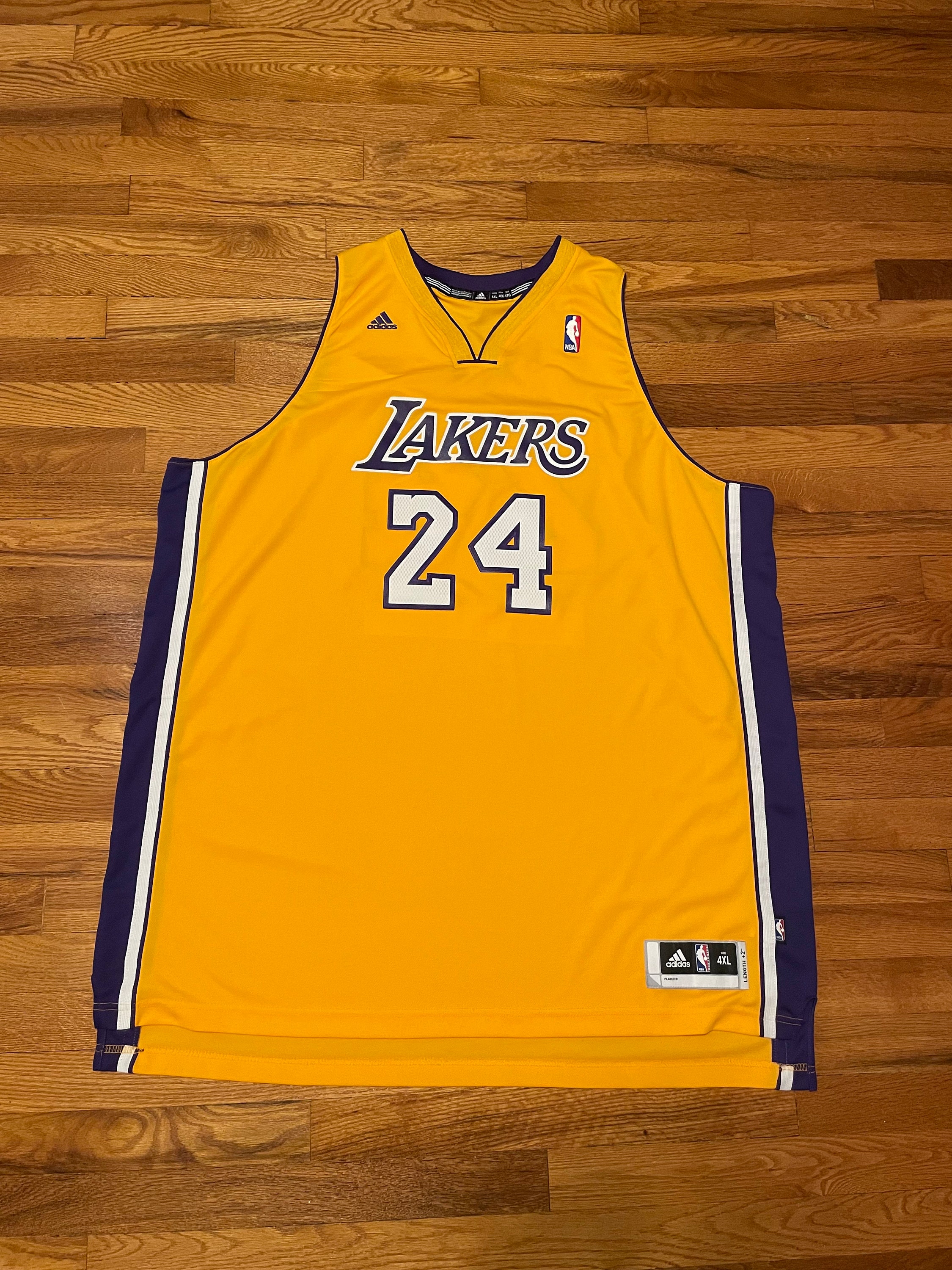 NEW Kobe Bryant LA Lakers Jersey Champion Purple Size 48 Vintage 90's FREE  SHIP