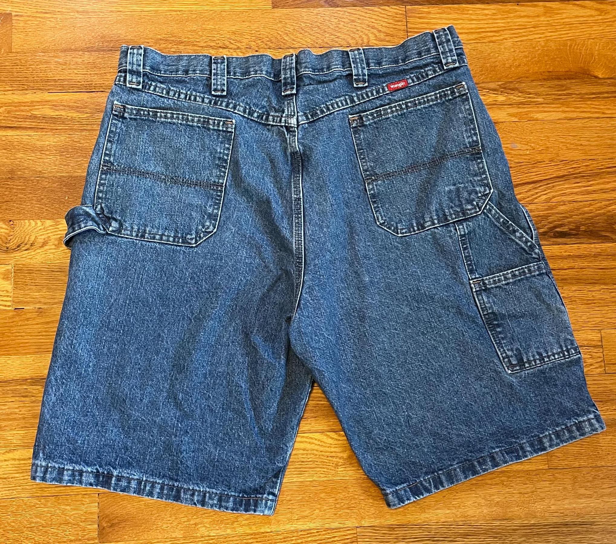 Y2K Baggy Carpenter Jorts Jean Shorts Hip Hop Rapper Y2K Baggy Carpenter Jorts Jean Shorts Hip Hop Rapper