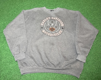 Vintage Harley Davidson biker trui uit de jaren 90, motortrui, Erie PA, maat Large