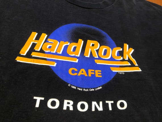 1989 Hard Rock Cafe Toronto vintage t-shirt old s… - image 1
