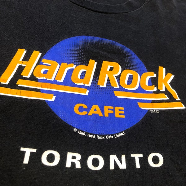 1989 Hard Rock Cafe Toronto Vintage T-Shirt Old School Single Stitch Canada drake degrassi high 80er 90er Partyradikal Tourist Niagara Falls