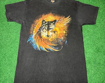 90s Vintage Harley Davidson Eagle T-shirt | Black Harley Davidson