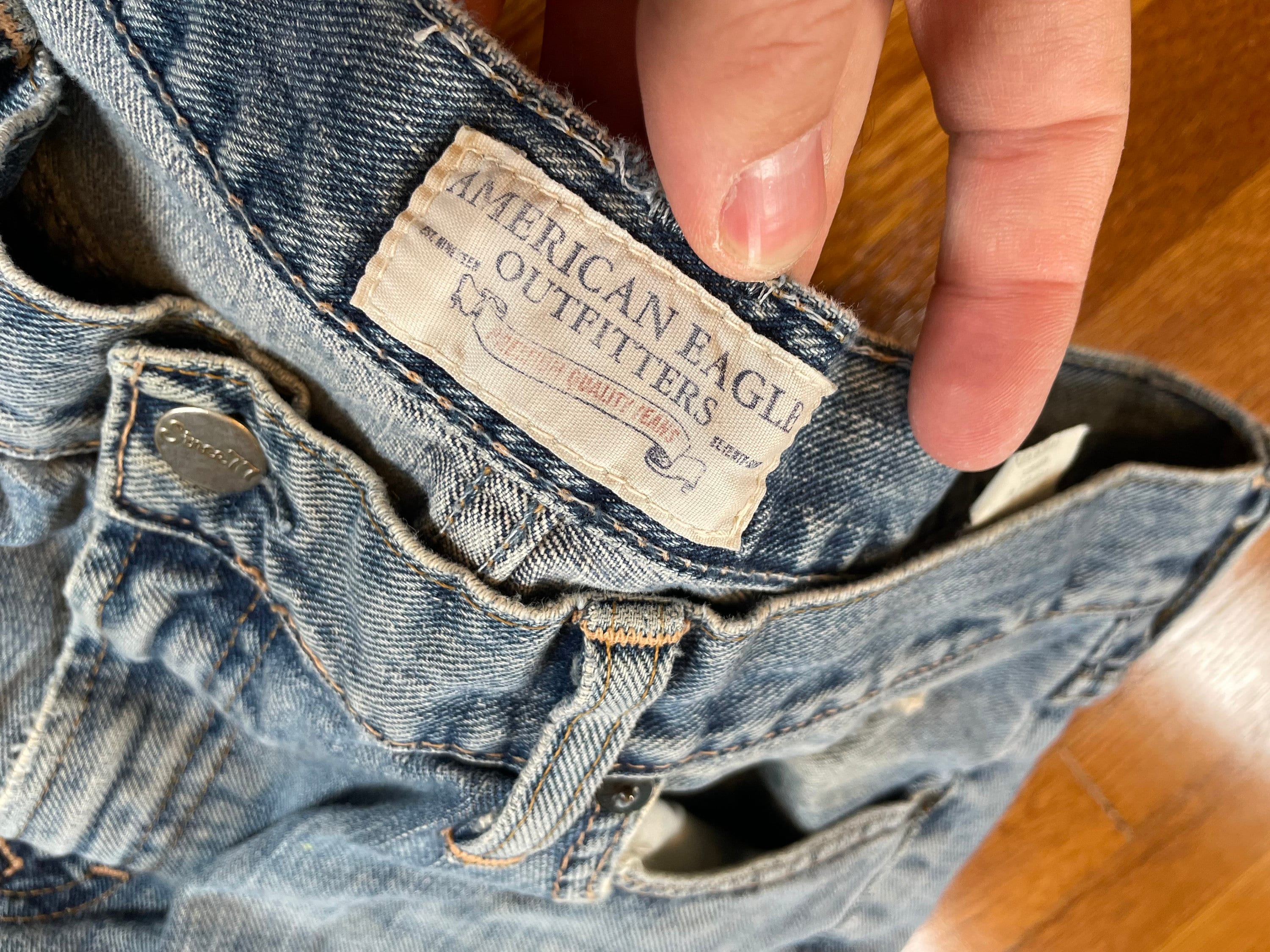 Y2K American Eagle Low Rise Boot Cut Jeans Flared Denim Y2K American Eagle Low Rise Boot Cut Jeans Flared Denim