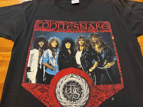 1987 Whitesnake “North American Tour” t-shirt WOR… - image 2