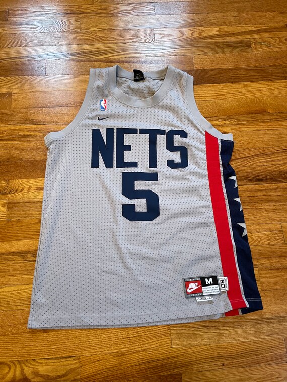 Vintage Reebok NBA New Jersey Nets Jason Kidd Basketball Jersey