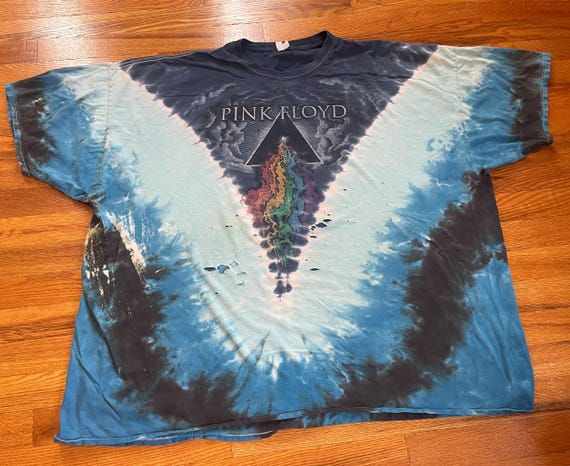 Vintage 90s Pink Floyd Tie Dye T-shirt (5XL) - Etsy