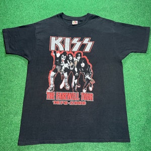Vintage KISS Farewell Tour 2000 T-shirt, Ted Nugent Band Tee (XL