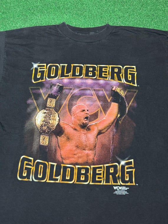 Vintage 90s WCW Goldberg T-shirt, Wrestling Legend, WWF Nwo Wwe