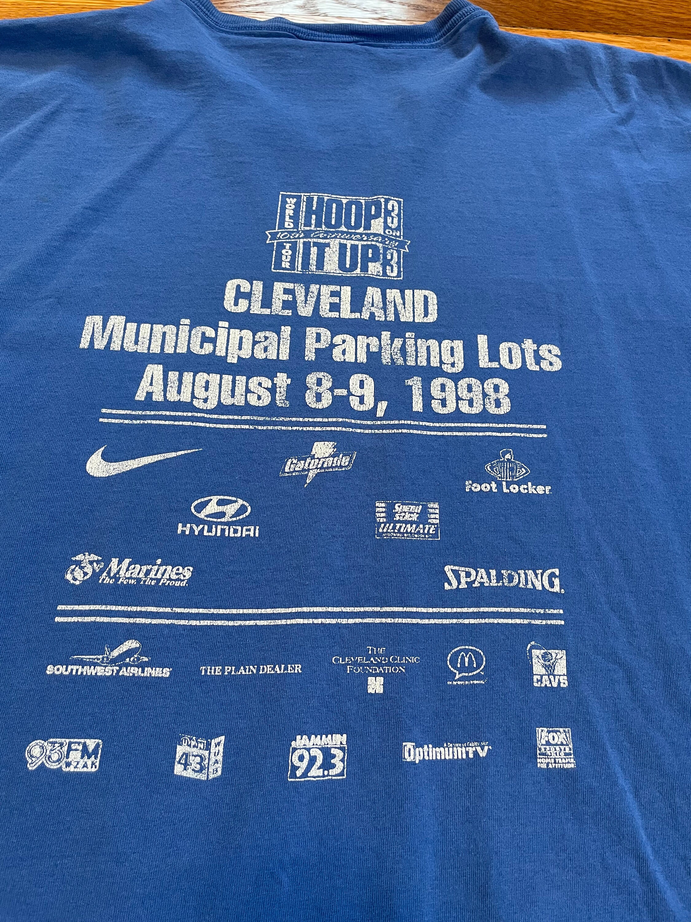 1998 Hoop It up 3 on 3 10th Anniversary Vintage Nike T-shirt