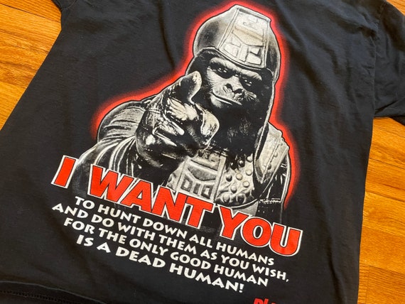 90’s PLANET OF THE APES  VINTAGE  Tシャツ Vintage Planet of the Apes Mosquitohead T Shirt - Etsy