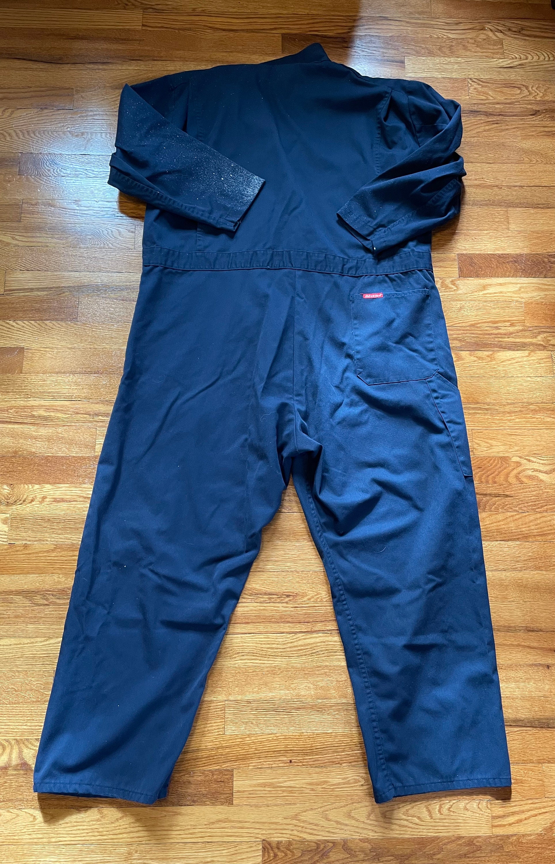 ヴィンテージ　USA製　CAL OSHA　ワーク　ツナギ　オールイン　USAーL 90s Dickies Paint Splattered Coveralls, Size 50/52 - Unique