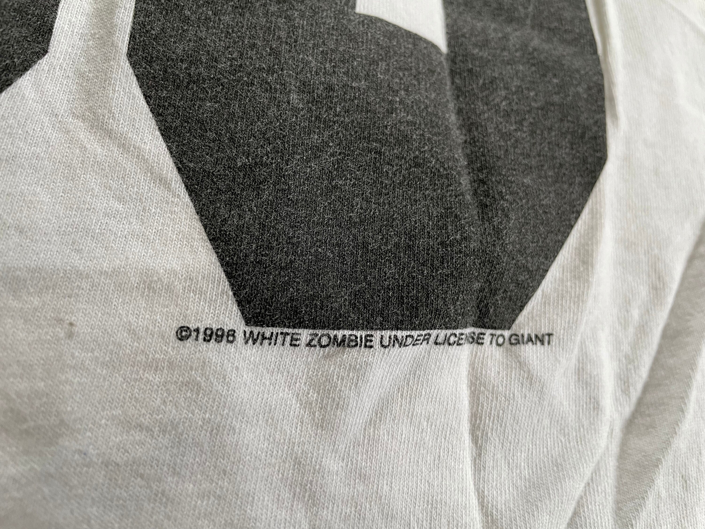 1996 White Zombie 666 Raglan Baseball T-shirt Retro Band Tee