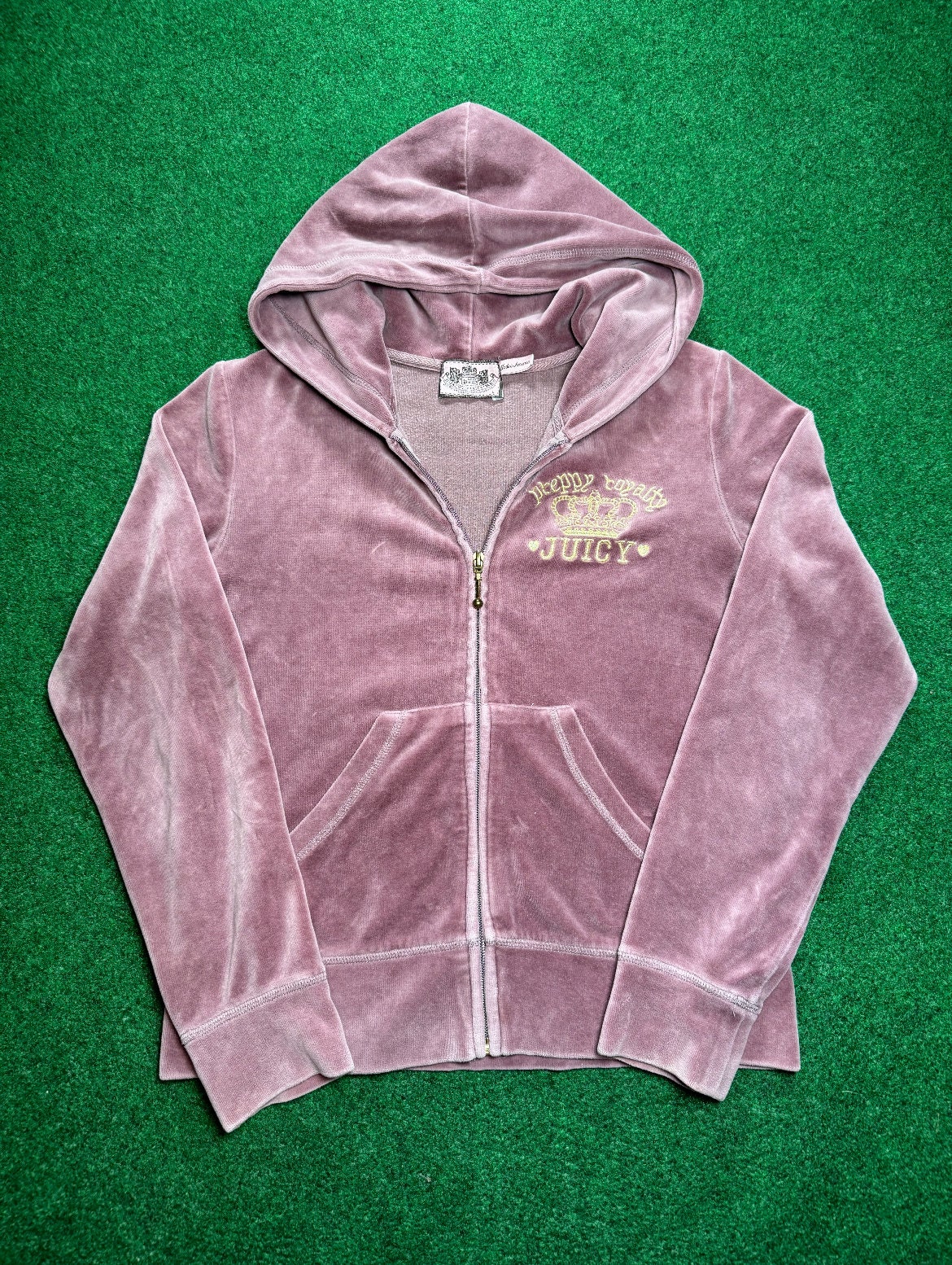 Y2K Juicy Couture Preppy Royalty Zip up Designer Hoodie Y2K Juicy Couture Preppy Royalty Zip up Designer Hoodie