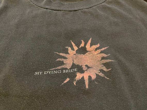 1997 My Dying Bride vintage t-shirt band tee blac… - image 2