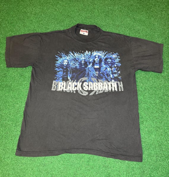 INSANE 90s Black Sabbath Ozzy Osbourne T-shirt Rare Band Tee Large