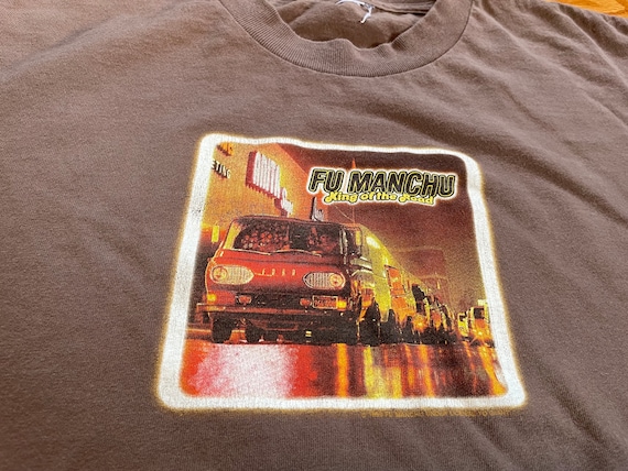 90s WOOL fu manchu ワンデイ　LIVE Tシャツ バンド Vintage 90s Fu Manchu Band T-shirt, Stoner Rock, Large - Etsy