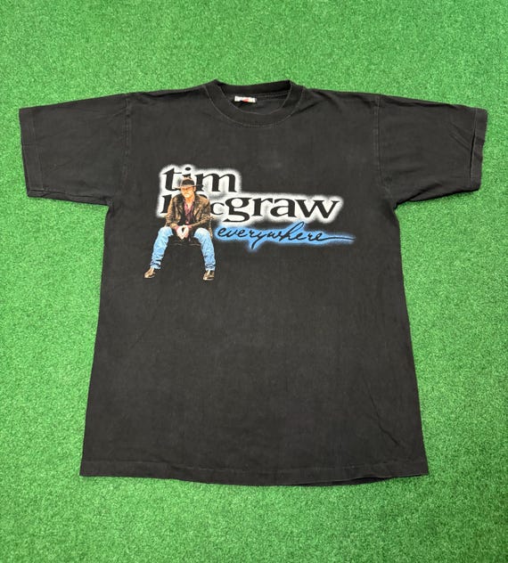 Vintage 90s Tim Mcgraw Everywhere Tour T-shirt, Country Music