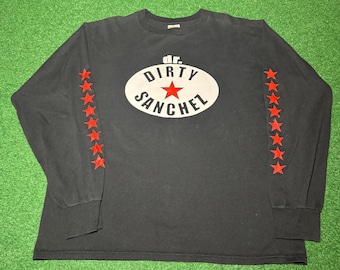 Vintage jaren 90 Y2K Dr. Dirty Sanchez T-shirt, punkbandshirt Blink 182 Warped Tour