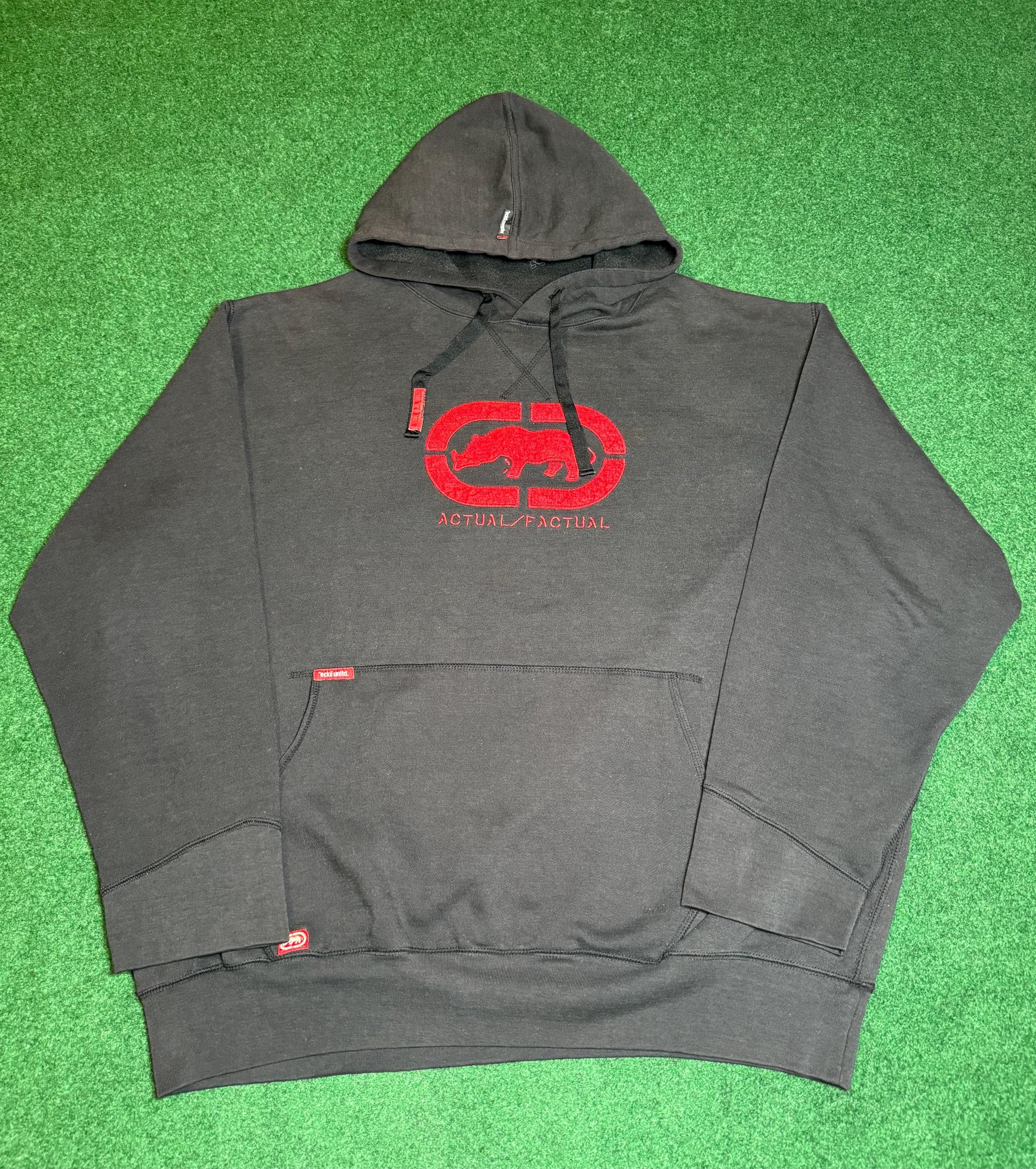 Y2K Ecko Unltd. Hoodie Sweatshirt XL Jessie Pinkman rare vintage hip hop rapper