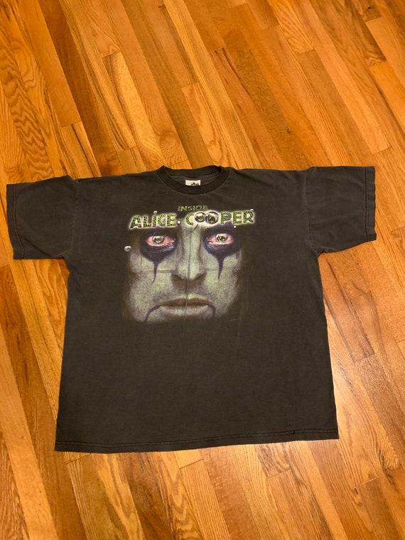 90s Inside Alice Cooper vintage t-shirt old schoo… - image 1