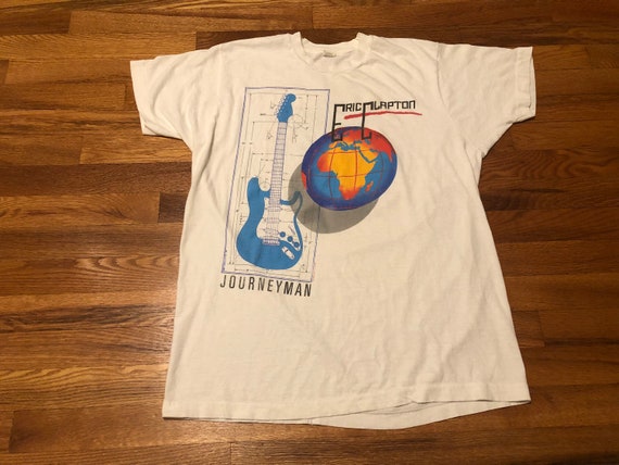 1990 Eric Clapton “Journeyman World Tour” vintage… - image 1
