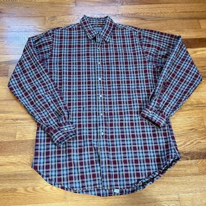 Camisa de franela a cuadros de lana Pendleton vintage - años 60/70, fabricada en EE. UU.