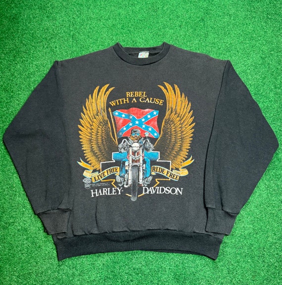 Insane 80s Harley Davidson Vintage Crewneck Sweatshirt 3d Insane 80s Harley Davidson Vintage Crewneck Sweatshirt 3d