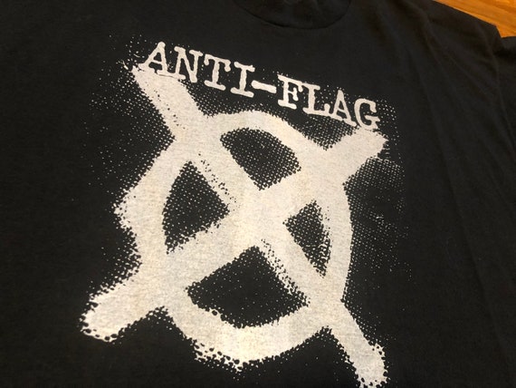 90s Anti-Flag “Nationalism Deconstruction” vintag… - image 1