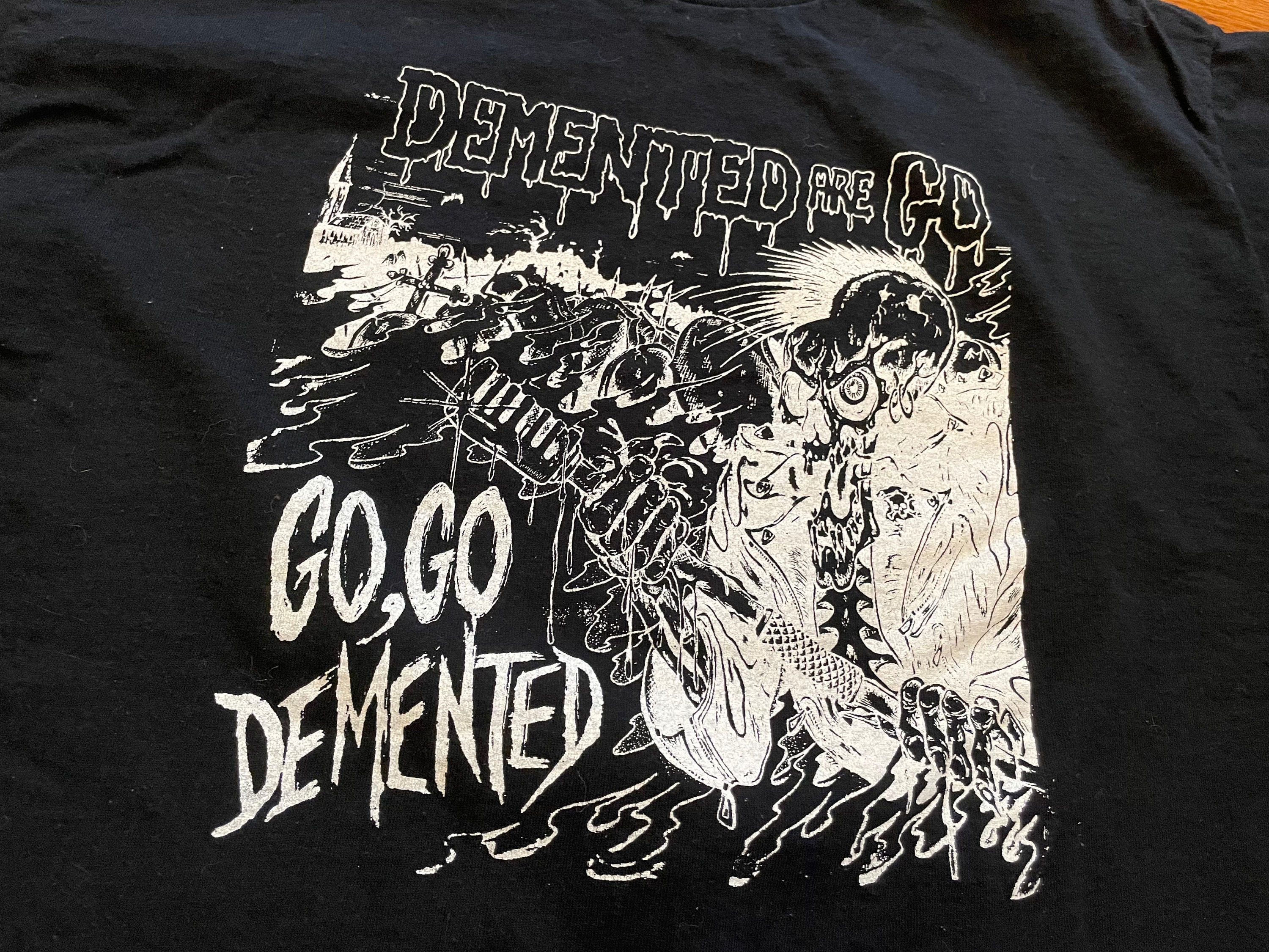 90年代 Demented Are Go ヴィンテージ Tシャツ 非常に希少 90年代 Demented Are Go ヴィンテージ Tシャツ 非常に希少