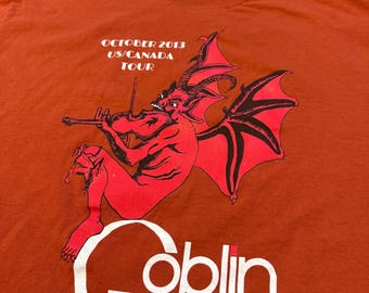 Y2K Goblin Tour T-shirt Rare Italian Horror Movie Band XL Suspiria